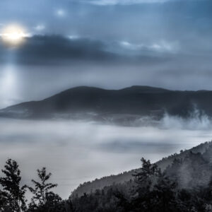 La Malbaie, Nature, fog, River